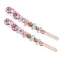 Elegant Shiny Rhinestone Hairpin Slide Clip Women Fashion Party Cocktail Decor. 