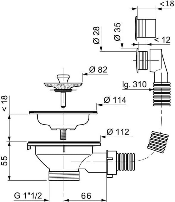 PVC%20Sink%20Strainer%20Waste%20with%20Round%20Overflow%20-%20Image%204