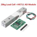 20KG Scale Load Cell Weighing Sensor + HX711 Weighing Sensors AD Module. 