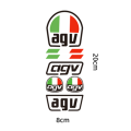 Motorcycle Racing Sponsor Sticker For agv Helmet Cover Scratches Reflective Waterproof Sticker For AGV Refit.