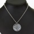 The Last Of Us Pendant Necklace The Last Survivors Round Grey Firefly Necklaces For Men Fashion Accessories Jewelery.
