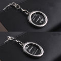 1pc Chic Transparent Clear Insert Photo Picture Frame Key Ring Chain Keychain MJD.