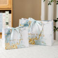 Event Party Favors Marbled Gift Bags Birthday Party Supplies Clothing Store Tote Bags Valentine's Day Gift Bags. 