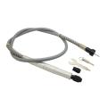 105Cm Universal Aluminum Flexible Shaft Grinder Flex with Keyless Chuck 1/8 Connector for Dremel 3000 4000.