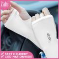 Hand Sleeves uv outdoor sports sun protection White Color. 