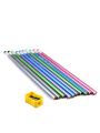 C3 Pearly Rubber Tipped Graphite Pencils HB.