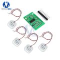 【Mary DAI Store】4Pcs Human Scale Load Cell Weight Sensors HX711 AD Module Body Weighing Sensor Pressure Measurement Tools. 