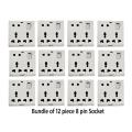 Multi Function Universal Wall Switch Socket - 8 Pin Universal Socket.
