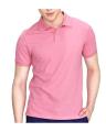 Pink Cotton Polo For Men - Polo T Shirt.