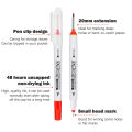 Double-Pointed Marker Pen Deep Hole Metal Bathroom Woodworking Tile Screw Deep Hole 20mm Dash Pen Marker Pen Yao Store.
