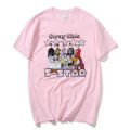 Stray Kids 5 star T shirt SKZ cartoon print short sleeve tee 100% cotton high quality summer T-shirt tops women men Kpop clothes. 