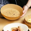【hot】 20Cm Special Paper For Air Fryer Baking Oil-Proof Oil-Absorbing Paper For Household BBQ Plate Oven Pan Pad Airfryer Bakpapier. 