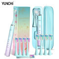 Portable Yunchi Sonic Adult's Electric Toothbrush 5 Modes 2 Mins Smart Timer USB Rechargeble 4 Hours Fast Charge Last Up 45 Days. 