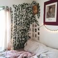 Artificial Hanging Green Plant Leaf Decoration Home Window Wall Creepers - Home Decoration Item. 