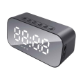 (LOGIC GADGET ) Havit M3 LED LCD Screen Wireless Speaker Bluetooth Speaker with Dual Alarm Clock 6-Hour Play Time Real-time Temperature Support Aux TF USB Music Player LED Display With FM Radio.