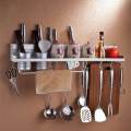 Aluminum Kitchen Rack Wall Shelf - Keep Your Kitchen Organized With This Aluminum Wall Shelf - Simple To Use And Install - It Provides Additional Storage Space For Kitchen Essentials. 
