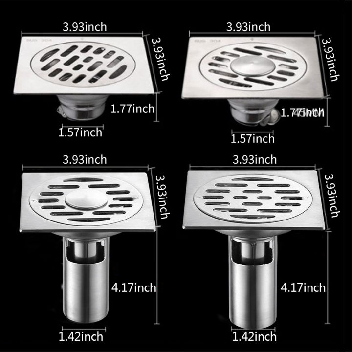 Floor%20Drain%20Anti-Odor%20Shower%20Drain%20Anti-clogging%20Hair%20Stopper%20Catcher%20Sink%20Strainer%20Stainless%20Steel%20Drain%20Protectors%20Bathroom%20Toilet%20Tub%20Tile%20Insert%20Floor%20Drainer%20with%20Removable%20Strainer%20Cover%20-%20Image%204