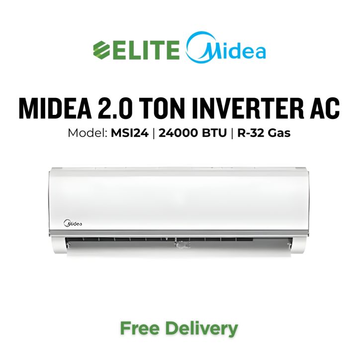 Midea 2 Ton Inverter Split Type Air Conditioner | MSI24 | Free Delivery