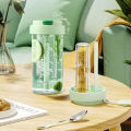 600 ML Sports Water Bottle Food Grade Tritan Material Water Cup Female Straw Cup Summer Portable Water Cup Handy Cup.