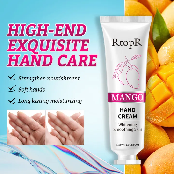 RtopR%20Mango%20Brightening%20Hand%20Cream%20Moisturizing%20Liquid%20Hand%20Whitening%20Anti%20Aging%2030g%20-%20Image%202