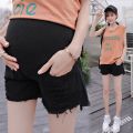 Shorts for Pregnant Women Summer Fashion Outdoor Ripped Denim Shorts Fashionable Mom Loose Wide Leg Pants Pregnant Maternity Pants Hot Pants. 