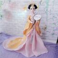 1/6 BJD Chinese Hanfu Doll with Ancient Traditional Clothes Headdress Fairy Princess Doll Chinese Drama Dolls Toys for Girls. 