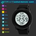 Eillysevens Men Digital Watch Led Display 50m 2024 Male Wristwatch Alarm Clock Sports Electronic Watches Relogio Masculino. 