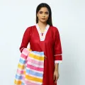 Ready Made Linen Salwar Kameez For Women - Perfect for Casual and Party Attire Shalwar Kameez. 