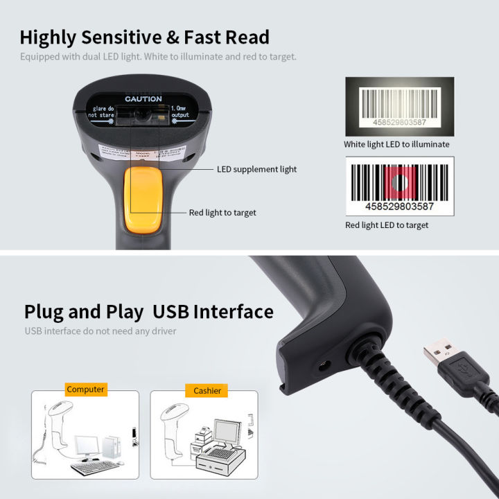 HXSJ%20Wired%20Barcode%20Scanner%20USB%20Versatile%20Code%20Scanning%20QR%20Code%201D&2D%20Code%20Reader%20for%20Supermarkets/Stores%20(Black)%20-%20Image%203