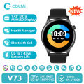 [2024 New] COLMI V73 Smartwatch AMOLED Display Bluetooth Calls Health Fitness Tracking Smart Watch for Men Women. 