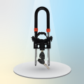 Gulita Bike disc lock or Wheel Lock for Motorcycle. Universal lock black. 
