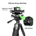 CLUBIONA Aluminum Alloy 360° Fine Tuning Holder Pivoting Base Tripod Adapter Bracket Stand for 1/4 inch Threaded Laser Levels.