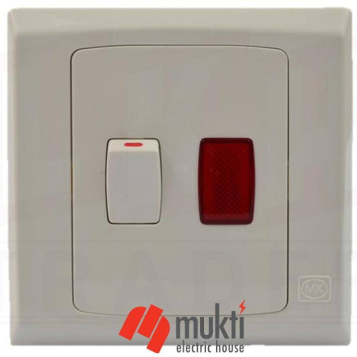 MK Made in Singapore SLIMLINE PLUS 20A DP Small Rocker Switch Geyser ...