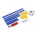 【Lejia】Indoor Mini Folding Football Soccer Ball Goal Post Net Set Pump Outdoor Home Toy Child Birthday Gift Plastics. 