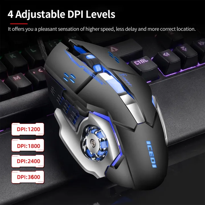 HXSJ%20Wired%20Gaming%20Mouse%203600%20DPI%20Optical%20Mouse%20Ergonomic%20Mouse%204%20Adjustable%20DPI%20Levels/6%20Buttons/7-Color%20Breathing%20Light%20Black%20-%20Image%203