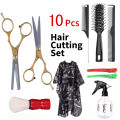 Myyeah Professional Hairdressing Kit Hair Cutting Barber Salon Hairdresser Tool Rat Tail Comb Cape Hair Cutter Comb Set. 
