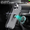 For OPPO A54 4G Honeycomb Armor Magnetic Ring Bracket Phone Case For Oppo A54 Back Cover - Phone - Camera (Back Case Cover For Smartphone).