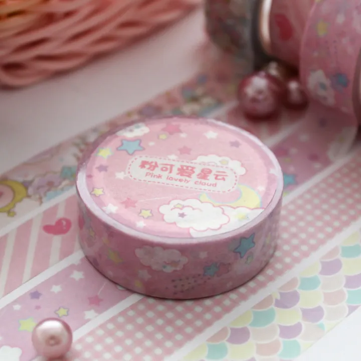 Creative%20lovely%20girl's%20heart%20Washi%20Tape%20Kawaii%20Pink%20Unicorn%20Sky%20Adhesive%20Tape%20DIY%20Scrapbooking%20Sticker%20Label%20Masking%20Tape%20-%20Image%203