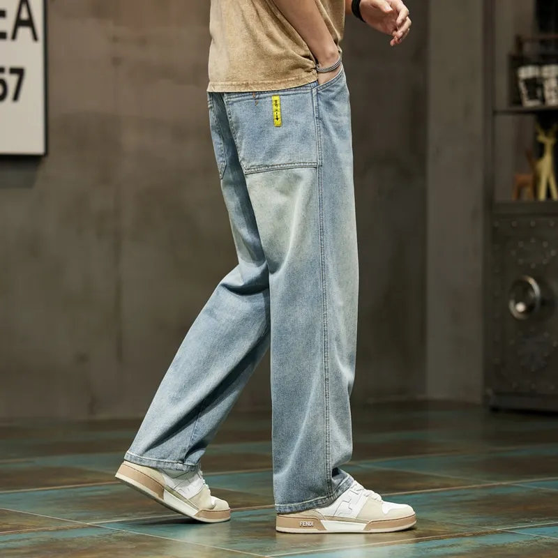 Summer Outfits Jeans Outfit Stylish Clothes For Man Wide Leg Jeans