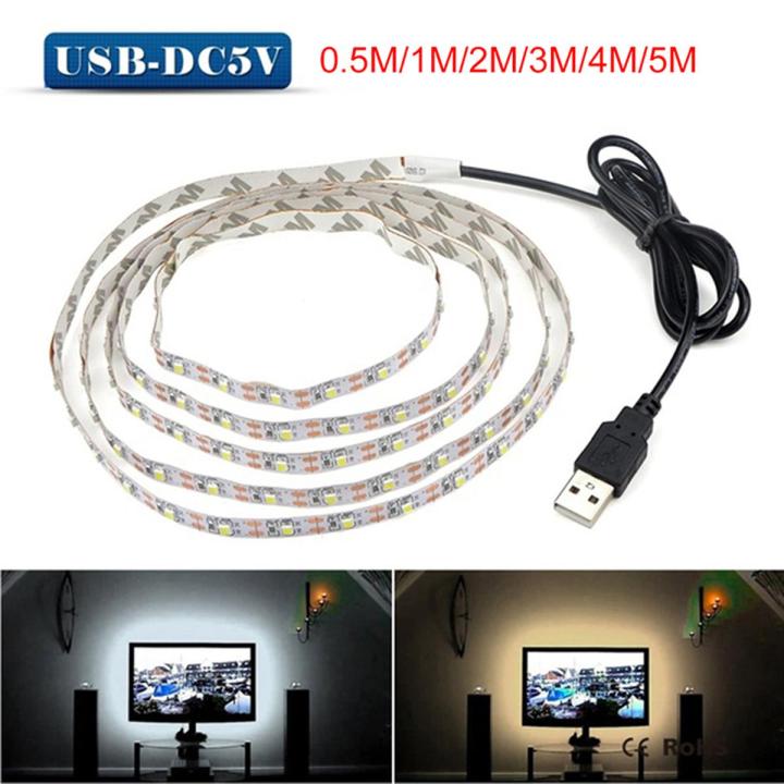 5V TV LED Backlight USB LED Strip Light Decor Lamp Tape TV Background Lighting Encounte
