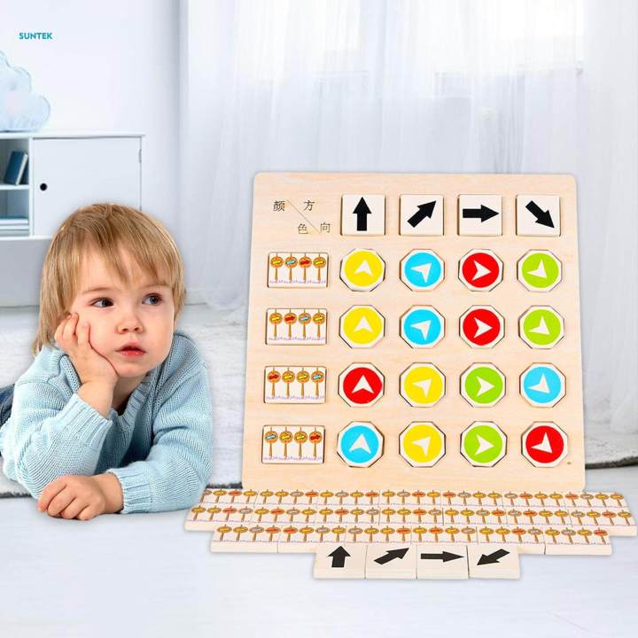 Matching%20Puzzles%20Color%20Direction%20Puzzle%20Learning%20Early%20Education%20Montessori%20Toys%20for%20Kids%20Baby%20-%20Image%202
