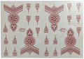 Auto Mehedi Simple Design Mehedi Stickers. 