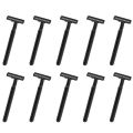 10 Pcs Two Blade Razor Disposable Razor For Men Stainless Steel Razor Blade Plastic Handle safety razor beard. 