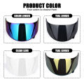 HNJ Cat Ear Motorcycle Helmet Lens Full Face Moto Helmet Visors Transparent Colorful Easy To Disassemble Install Multipurpose.