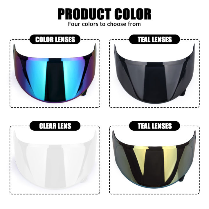 HNJ%20Cat%20Ear%20Motorcycle%20Helmet%20Lens%20Full%20Face%20Moto%20Helmet%20Visors%20Transparent%20Colorful%20Easy%20To%20Disassemble%20Install%20Multipurpose%20-%20Image%203