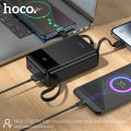 Hoco DYM12 22.5W Fully Compatible 20000mAh Power Bank with Built-in Cables – Fast, Portable, Ready for Bangladesh by ast.
