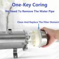 PVDF Water Purifier Filtration Purification Soften Ultration Water Filter 0.01um 1000L/H SUS304 Whole House Water Purifier.