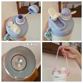 NEW hot and cold Thermos Cup for Guy Women's baby Double Drink Suction Cup Portable Lanyard Vacuum Stainless Steel Water Cup.