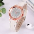 Fashion Women Watch Leather Belt Watch Star Sky Dial Clock Quartz Wrist Watches Ladies Casual Mesh Belt Wristwatch Clock. 
