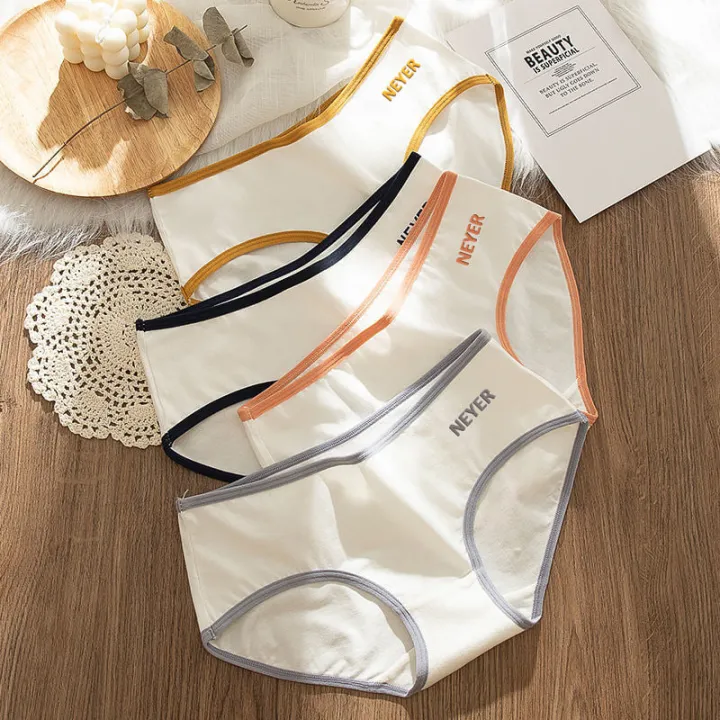 Neyer%20Breathable%201%20Piece%20Imported%20Chinese%20Soft%20Cotton%20Women's%20Wear%20Under%20Pant%20Comfortable%20Pure%20Color%20Panty%20-%20Image%202